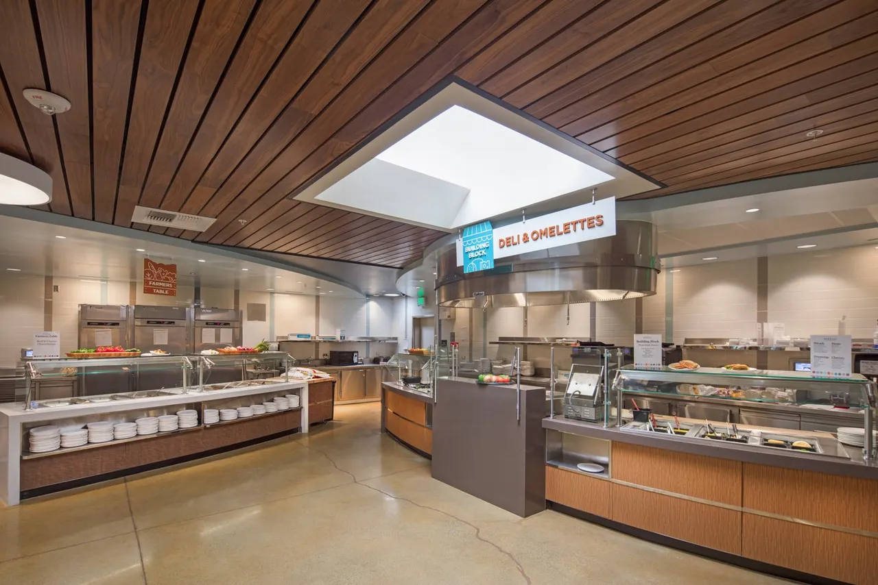 Sacramento State Dining Commons, Sacramento, CA | photograph by Ed Asmus