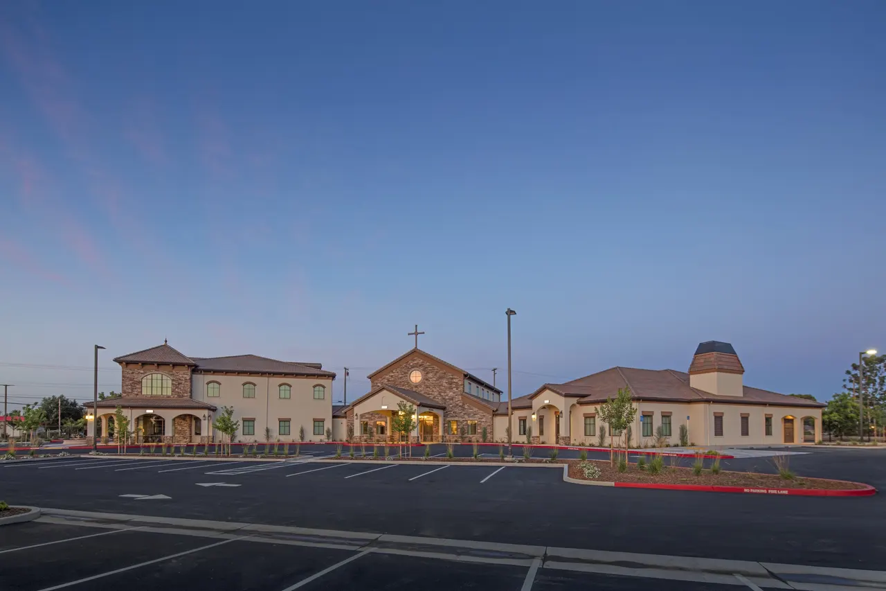 St. Mary's Catholic Funeral Center, Sacramento, CA | photograph by Ed Asmus